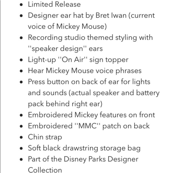 Mickey Mouse Light & Sound Ear Hat by Bret Iwan - Picture 6 of 13